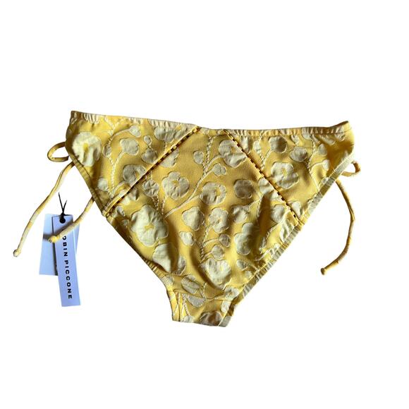 Robin Piccone women's Sadie marigold‎ Bikini Bottom Large NEW $66 - Picture 9 of 9